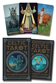 Celtic tarot deck & book by Hughes & Down