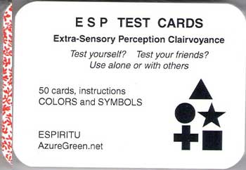 ESP Test Cards deck