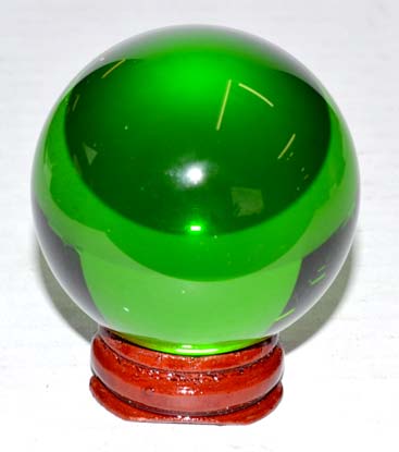 50mm Green crystal ball