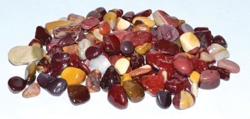1 lb Mookaite tumbled chips 6-8mm