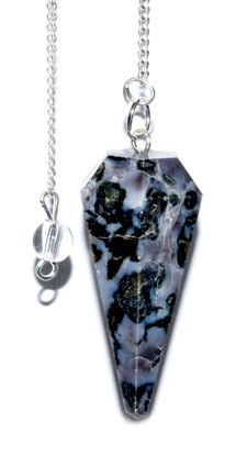 6-sided Blue Pearl pendulum