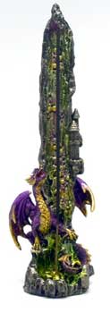 10" Dragon incense holder