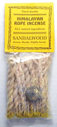 Sandalwood Tibetan rope incense 20 ropes