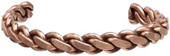 Copper Heavy Twist bracelet