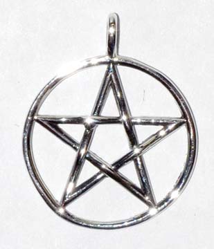 1" Pentagram sterling