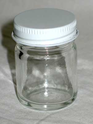 4oz Clear Glass Jar (c)