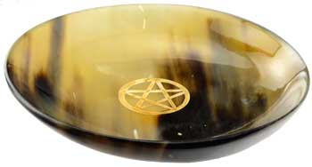 6" Pentagram ritual bowl