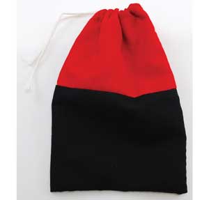 Reversing Red & Black Cotton