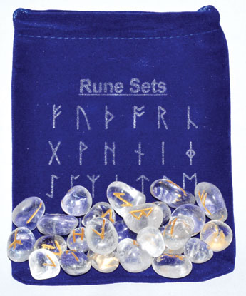 Clear Quartz rune set