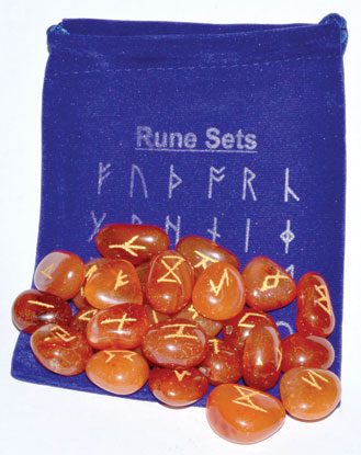 Carnelian rune set