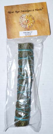 Cedar smudge stick 7"