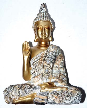 9 1/2" Buddha rhinestone sash