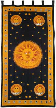Sun God curtain 44"x88"